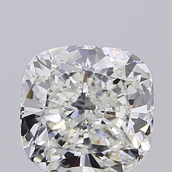 Actual 1.51 carat G Asscher lab-grown diamond