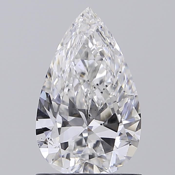 Actual 1 carat E Pear lab-grown diamond
