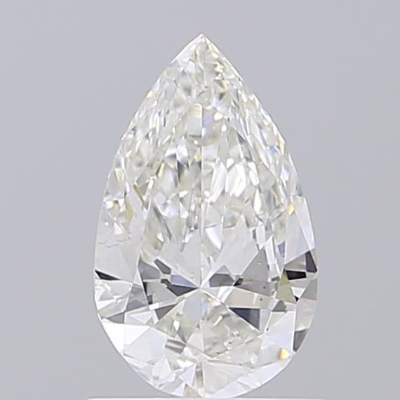 Actual 1 carat G Pear lab-grown diamond