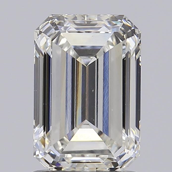 Actual 1.57 carat G Emerald lab-grown diamond