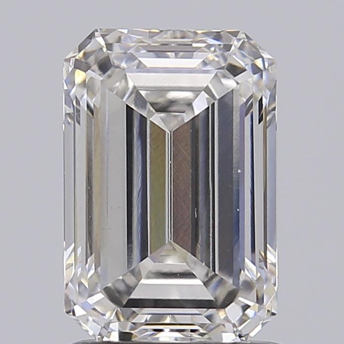 Actual 1.56 carat G Emerald lab-grown diamond