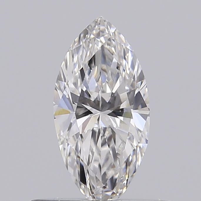 Actual 0.38 carat F Marquise lab-grown diamond