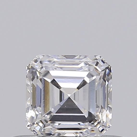 Actual 0.4 carat D Emerald lab-grown diamond