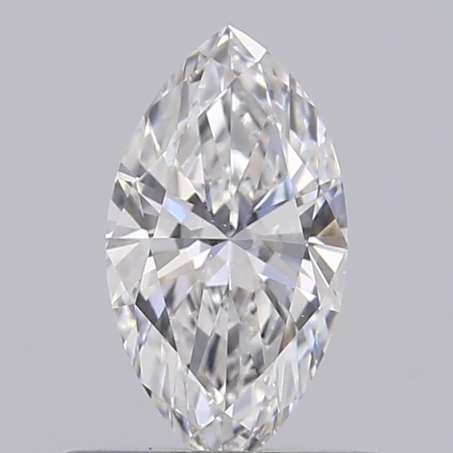 Actual 0.38 carat E Marquise lab-grown diamond