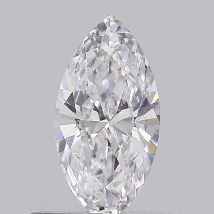 Actual 0.33 carat D Marquise lab-grown diamond