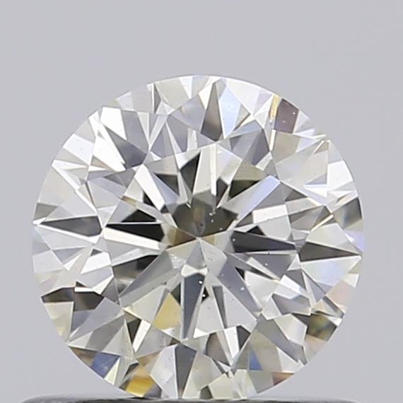 Actual 0.57 carat I Round lab-grown diamond