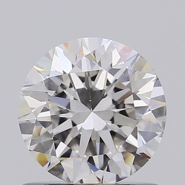 Actual 0.74 carat G Round lab-grown diamond